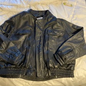 3XL men’s Firstgear REAL LEATHER biker jacket